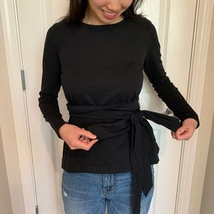 J. Crew Wrap Top